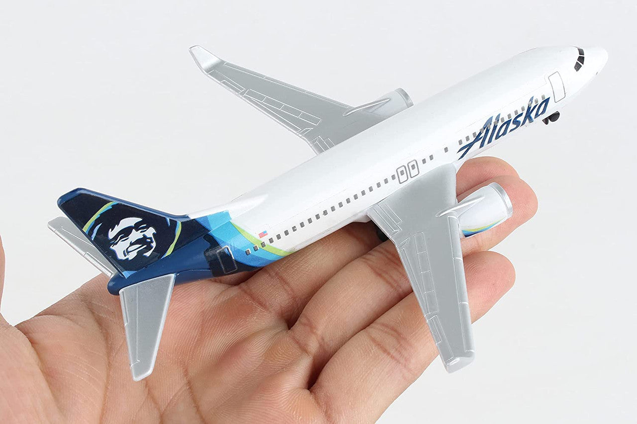 Alaska Airlines Airplane Model Toy 
