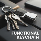 Airplane Seatbelt Bottle Opener Keychain