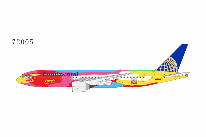NG Models Continental Airlines Boeing 777-200ER N77014 1/400