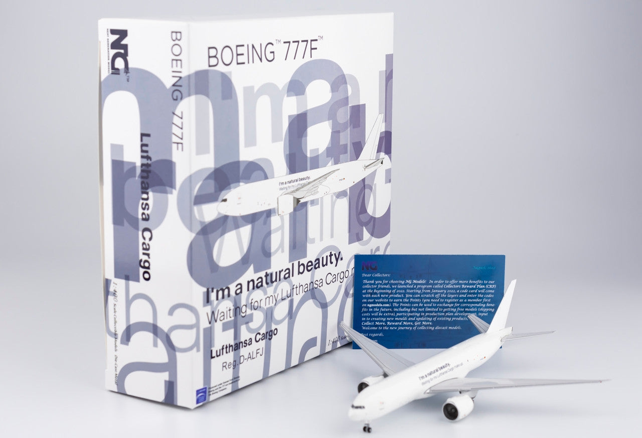 NG Models Lufthansa Cargo Boeing 777F D-ALFJ 1/400 NG72013