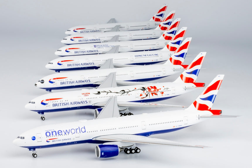 NG Models British Airways Boeing 777-200ER G-YMMU One World 1/400 NG72036
