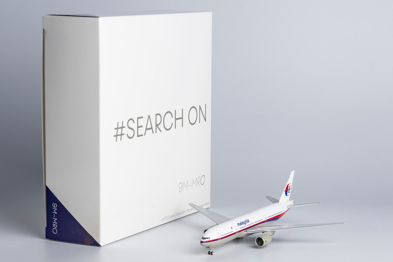 WM Models Malaysia Airlines Boeing 777-200ER 9M-MRO disappeared as flight MH370 on March 8, 2014 1/400 Aircraft Scale Model