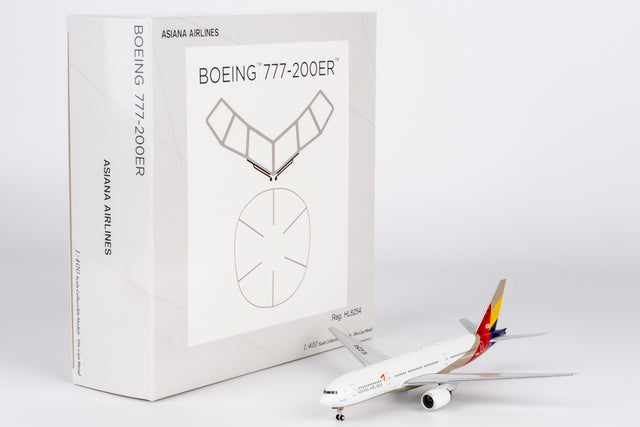 NG Models Asiana Airlines Boeing 777-200ER HL8254 1/400 Aircraft Scale Model