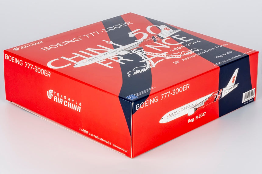 NG Models Air China "50 Years of China & France Diplomatic Relations" Boeing 777-300ER B-2047 1/400 Scale