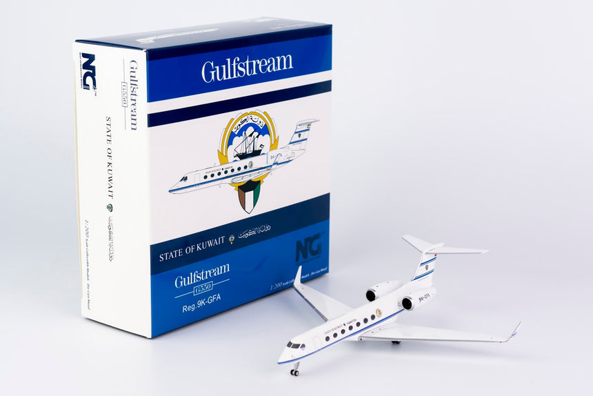NG Models Kuwait Government Gulfstream G550 9K-GFA 1/200 Aircraft Scale Model