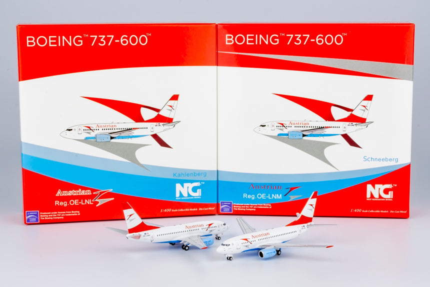 NG Models Austrian Airlines Boeing 737-600 OE-LNM 1/400 Scale