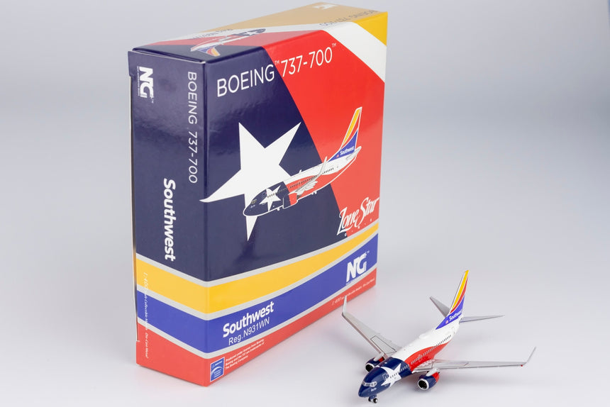 NG Models Southwest Airlines Boeing 737-700/w N931WN Lone Star One 1/400 NG77013