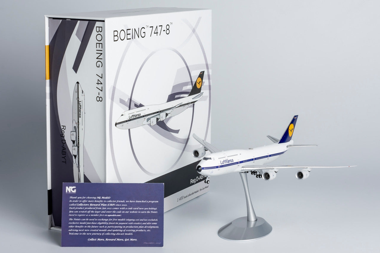 NG Models Lufthansa Boeing 747-8-D-ABYT retro colors (ULTIMATE
