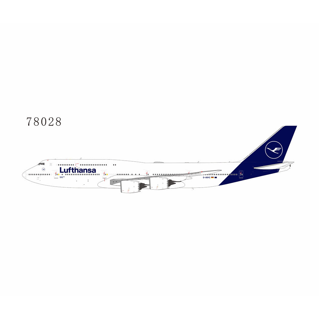 NG Models Lufthansa Boeing 747-8 D-ABYC n/c 1/400 78028 - Model