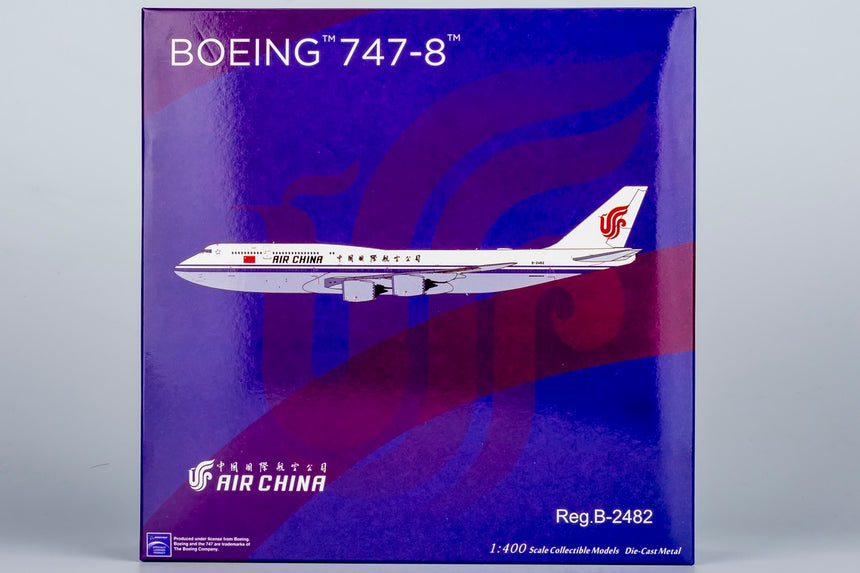 NG Models Air China Boeing 747-8i B-2482 With Wifi Dome 1/400 Scale