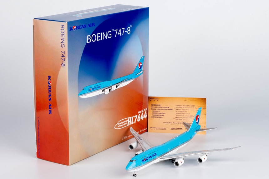NG Models Korean Air (the last passenger 747 ever built) Boeing 747-8 HL7644 1/400 Aircraft Scale Model