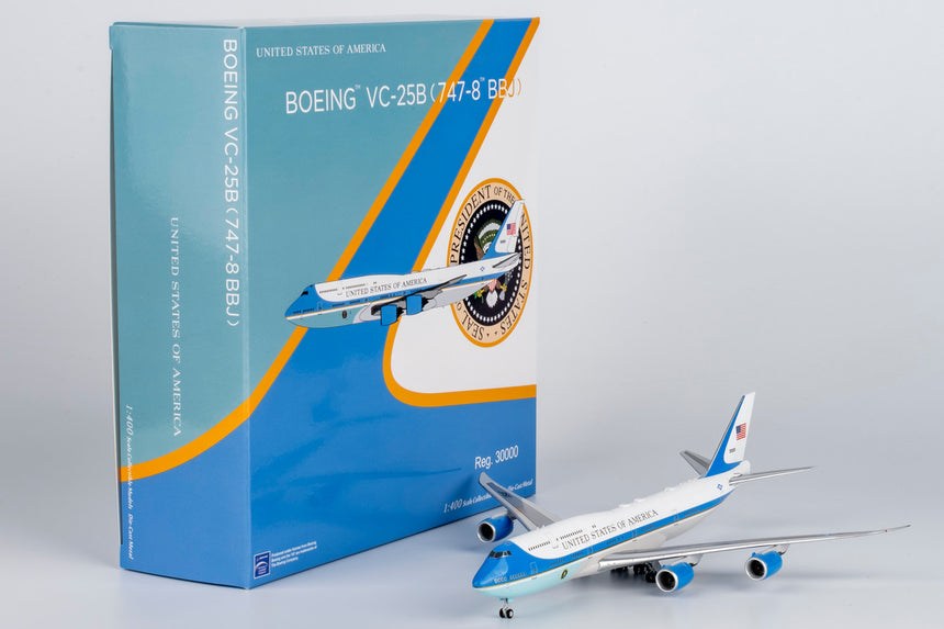 NG Models United States - US Air Force (USAF) (Classic Version) VC-25B Boeing (747-8) 30000 1/400 Aircraft Scale Model