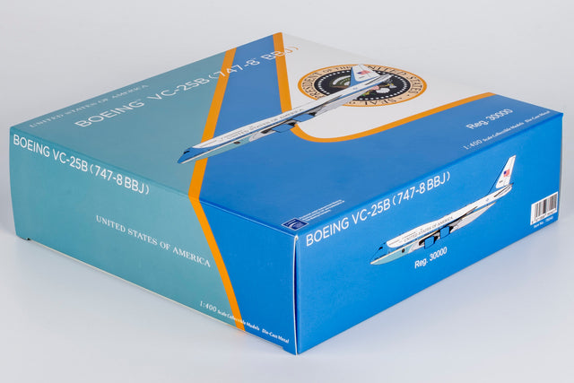 NG Models United States - US Air Force (USAF) (Classic Version) VC-25B Boeing (747-8) 30000 1/400 Aircraft Scale Model