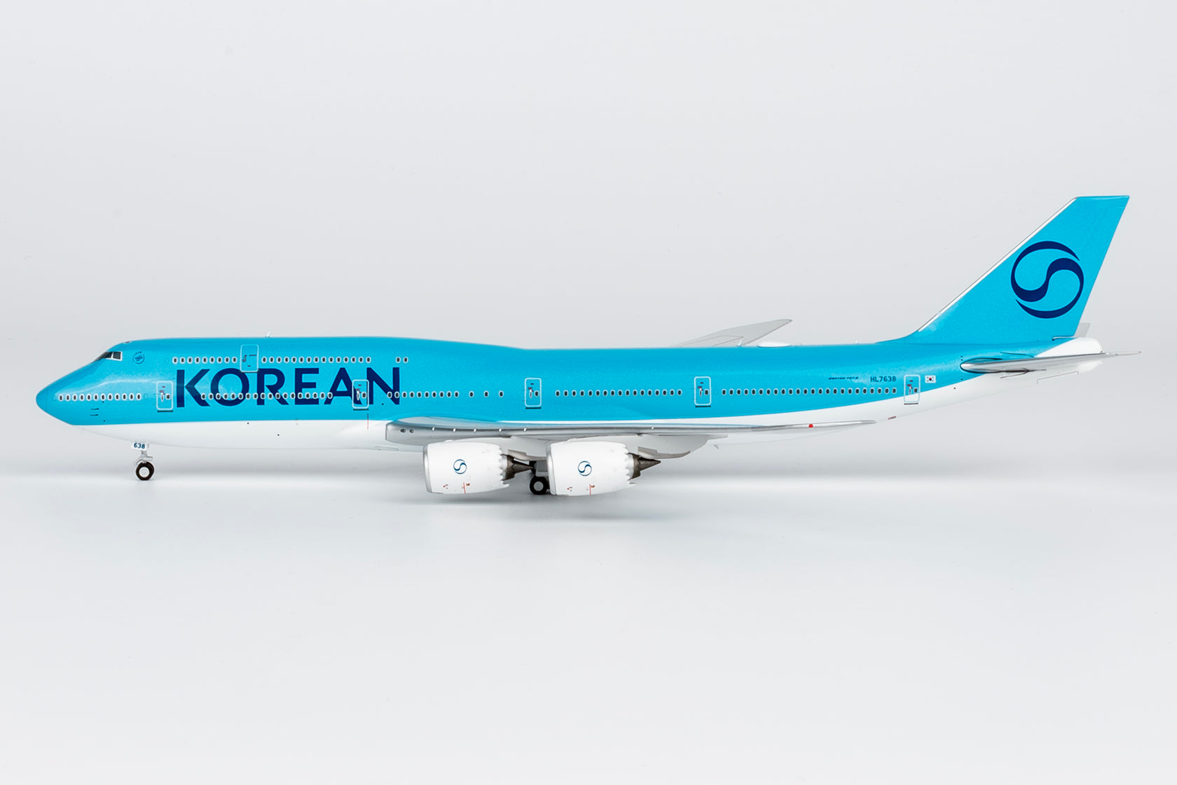 NG Models Korean Air (2025's livery) Boeing 747-8 HL7638 1/400