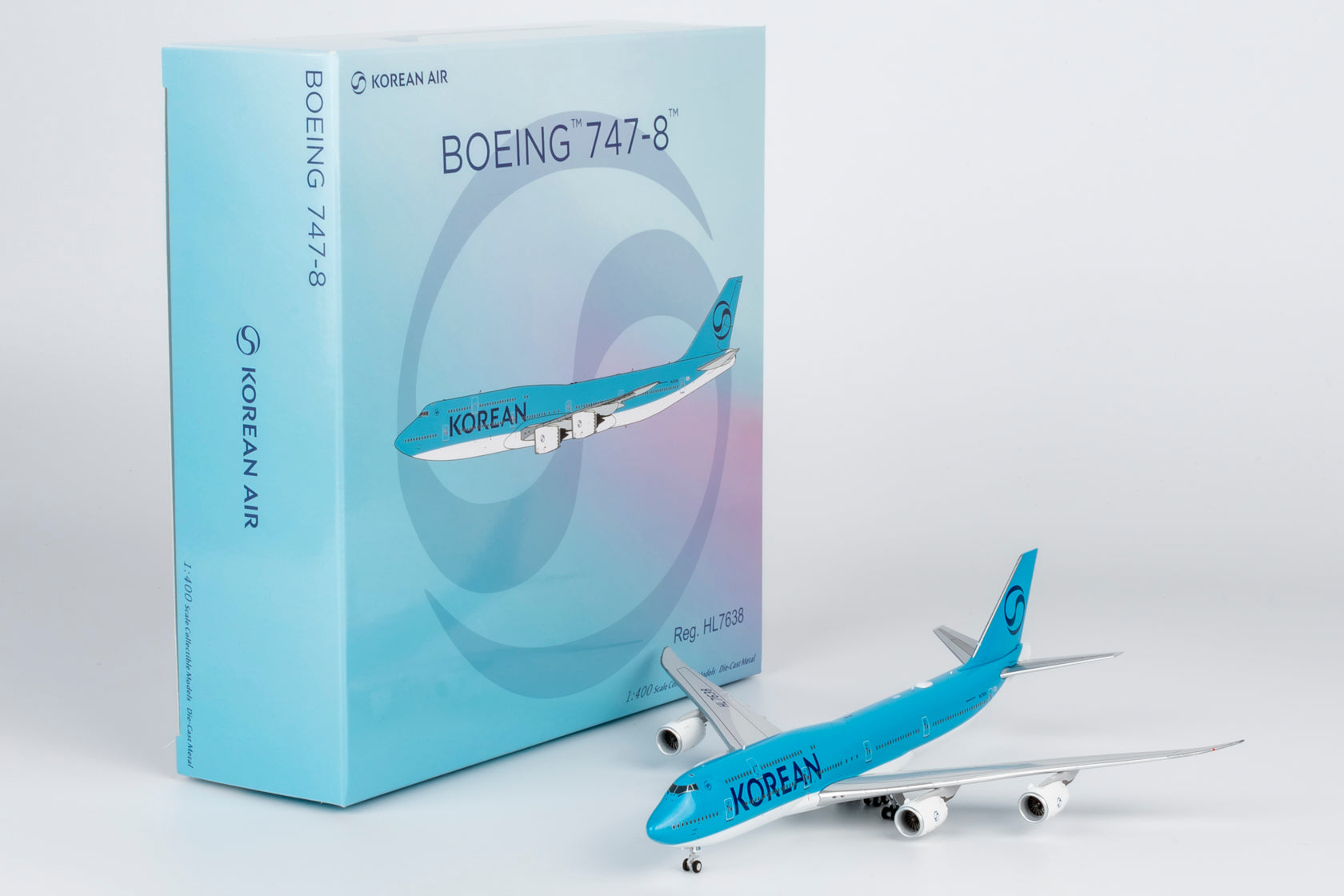 NG Models Korean Air (2025's livery) Boeing 747-8 HL7638 1/400