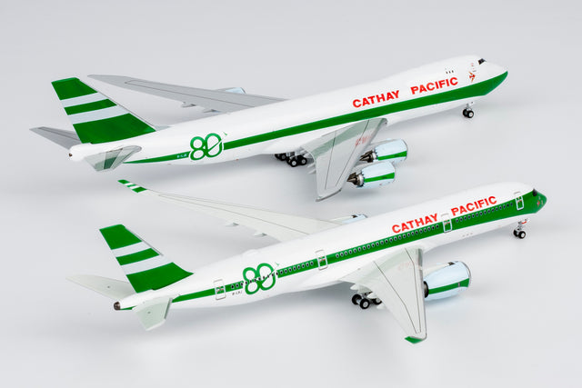 NG Models Cathay Pacific Airways Boeing 747-8F B-LJE (80 Years Anniversary Retro Livery) (Ultimate) 1/400 Aircraft Scale Model