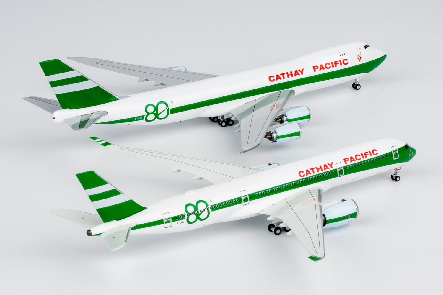 NG Models Cathay Pacific Airways 80th Anniversary livery; with luxurious box Airbus A350-900 B-LRJ (Ultimate) 1/400 Aircraft Scale Model