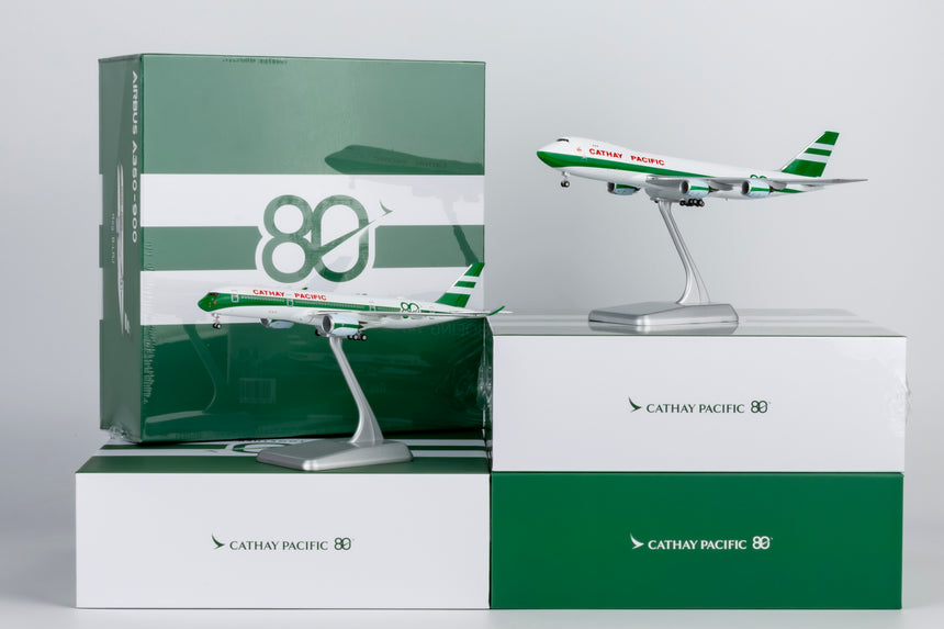 NG Models Cathay Pacific Airways Boeing 747-8F B-LJE (80 Years Anniversary Retro Livery) (Ultimate) 1/400 Aircraft Scale Model