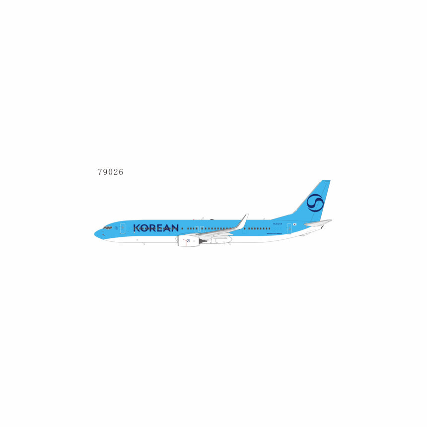 NG Models Korean Air (Korean Air's first 737-900 in 2025's livery) Boeing 737-900ER/w HL8248 1/400 Aircraft Scale Model