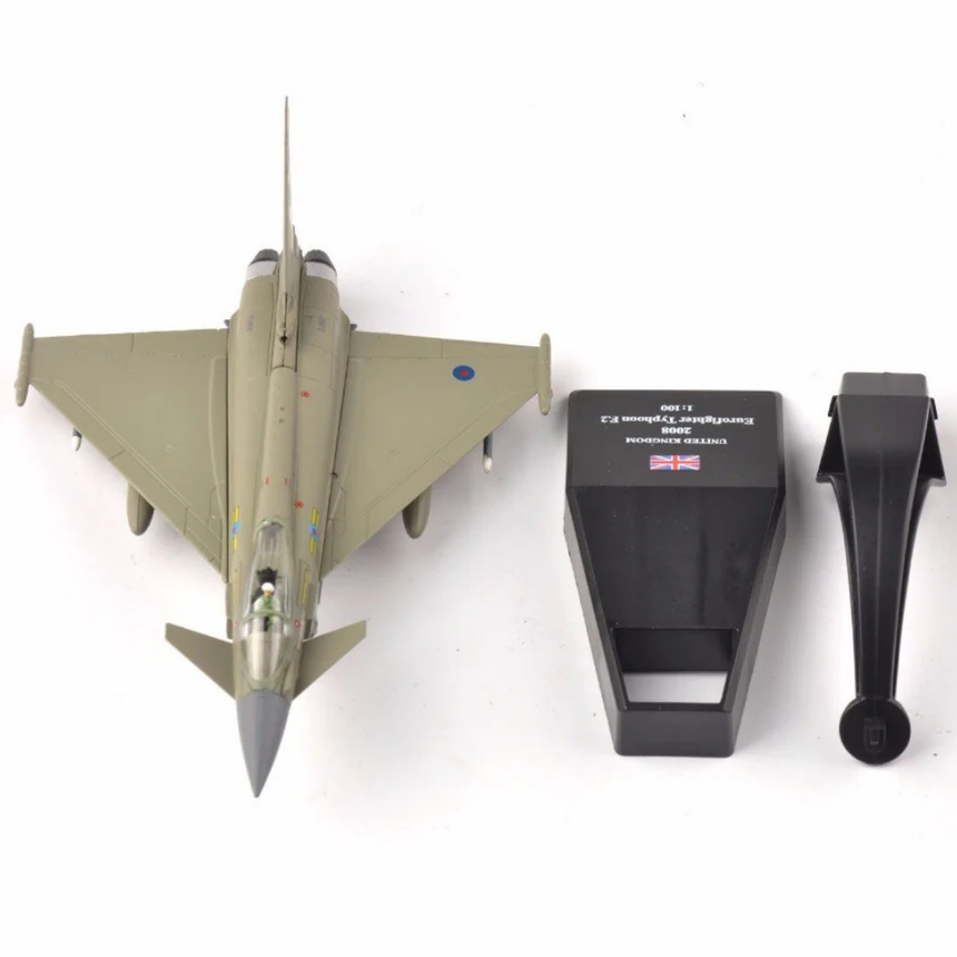 AMS Military RAF United Kingdom 2008 Eurofighter Typhoon F.2 1/100 Aircraft Scale Model