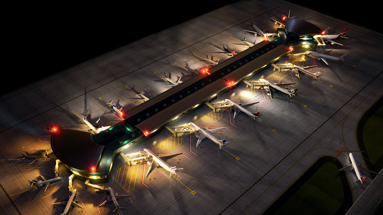 GeminiJets空港ジオラママット GJAPS004 1/200 1/400 GeminiJets New Airport Terminal Mat 1/400 GJAPS008 - Aircraft