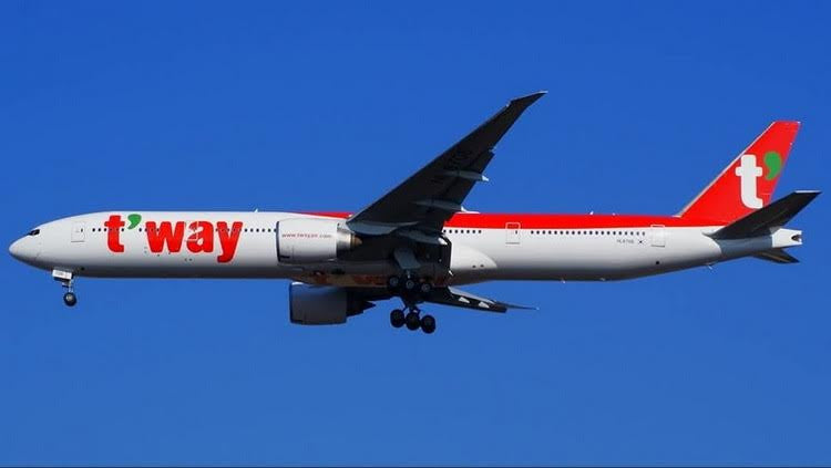T-way航空 B777-300ER HL8706 1/400 Phoenix T'way Air Boeing B777-300ER HL8706 1/400 Scale