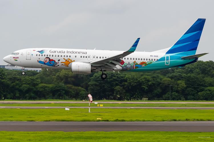 Phoenix Garuda Indonesia TAHILALATS Ben’s world Boeing B737-800 PK-GUG 1/400 Scale