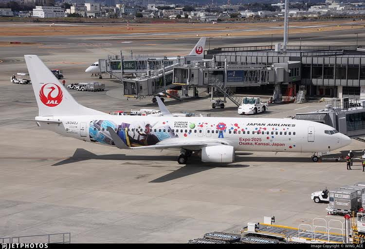 Phoenix Japan Airlines (JAL) "GUNDAM" Boeing B737-800 JA342J 1/400 Scale