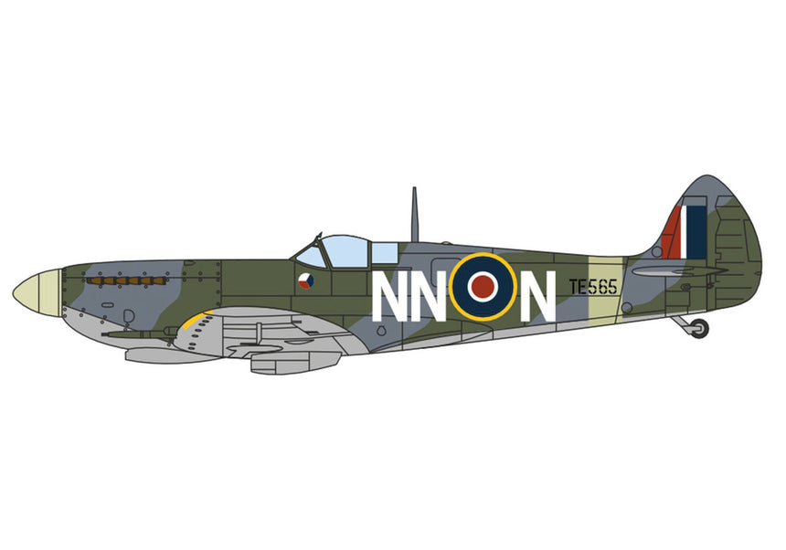 Herpa Spitfire IXE - RAF No.310 (Czech) Sqn. Manston, 1945 - TE565 / NN-N 1/72 Scale