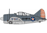 Herpa Brewster Buffalo VMF-221 US Marine Corps MCAS Ewa, Hawaii 1/72 Aircraft Scale Model