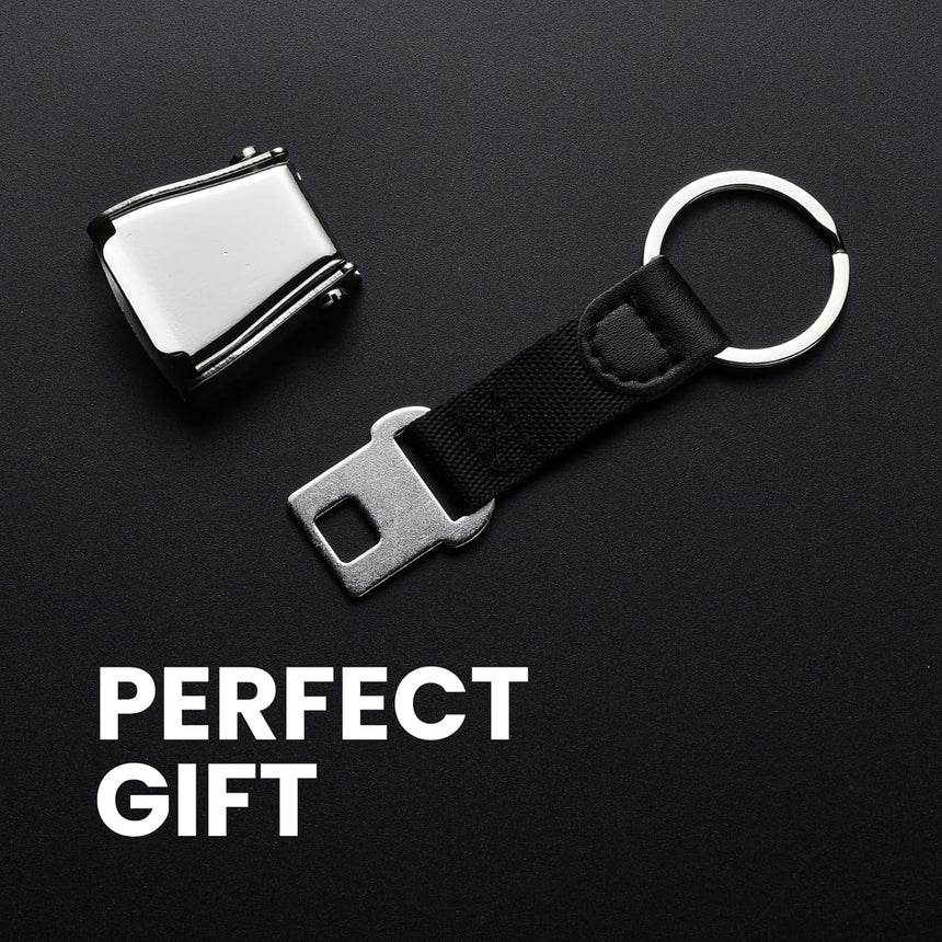 Airplane Seatbelt Bottle Opener Keychain