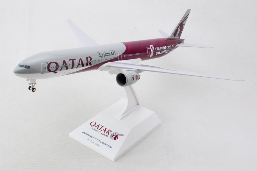SkyMarks Qatar Airways Boeing B777-300 World Cup Livery 1/200 Scale