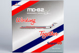 NG Models American Airlines "Working Together" McDonnell Douglas MD-82 N214AA 1/400 Scale