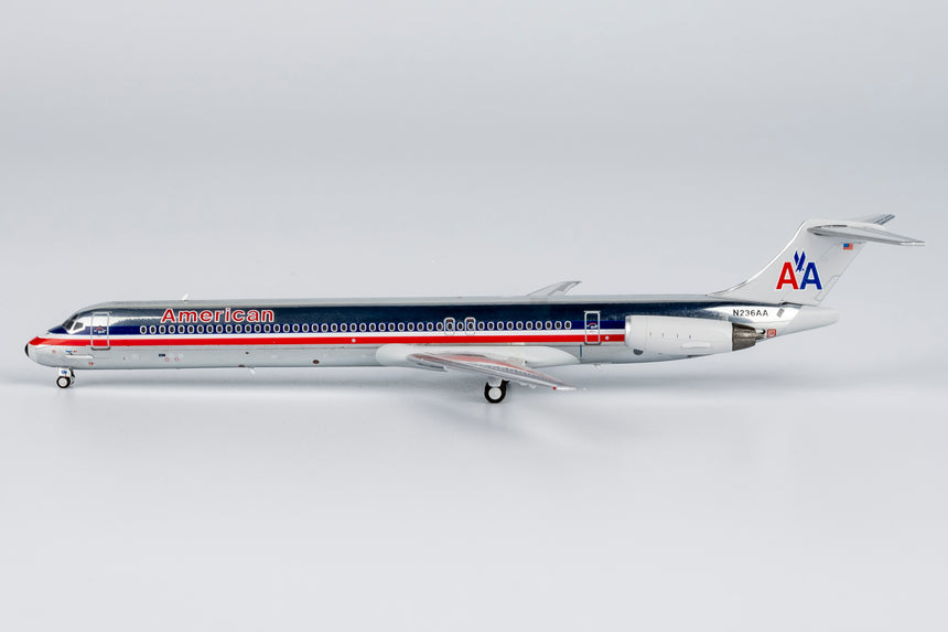 NG Models American Airlines (Black Nose Cone) McDonnell Douglas MD-82 N236AA 1/400 Scale