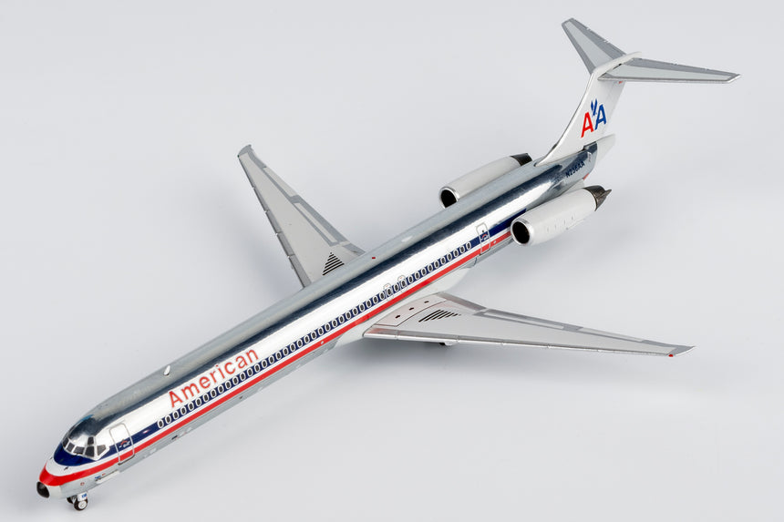 NG Models American Airlines (Black Nose Cone) McDonnell Douglas MD-82 N236AA 1/400 Scale
