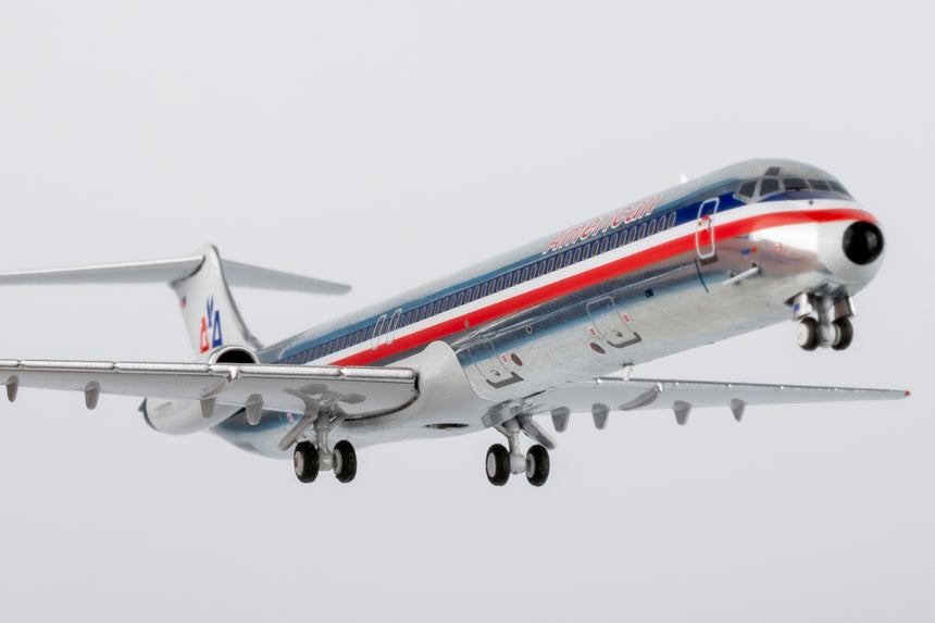 NG Models American Airlines (Black Nose Cone) McDonnell Douglas MD-82 N236AA 1/400 Scale