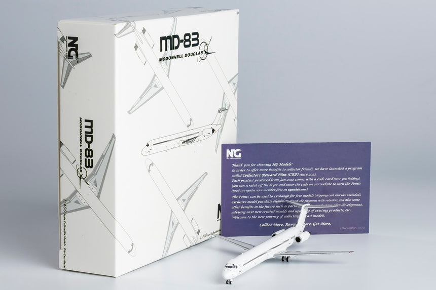 NG Models Blank Model MD-81 fit for MD-81, MD-82 (Early Version) 1/400 Scale