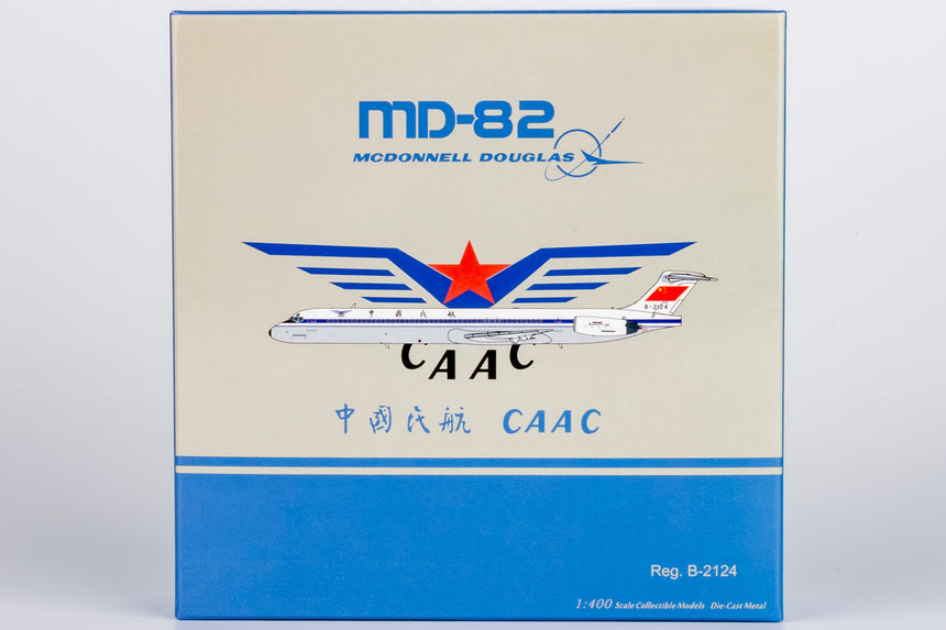 NG Models Civil Aviation Administration of China (CAAC) McDonnell Douglas MD-82 B-2124 1/400 Scale