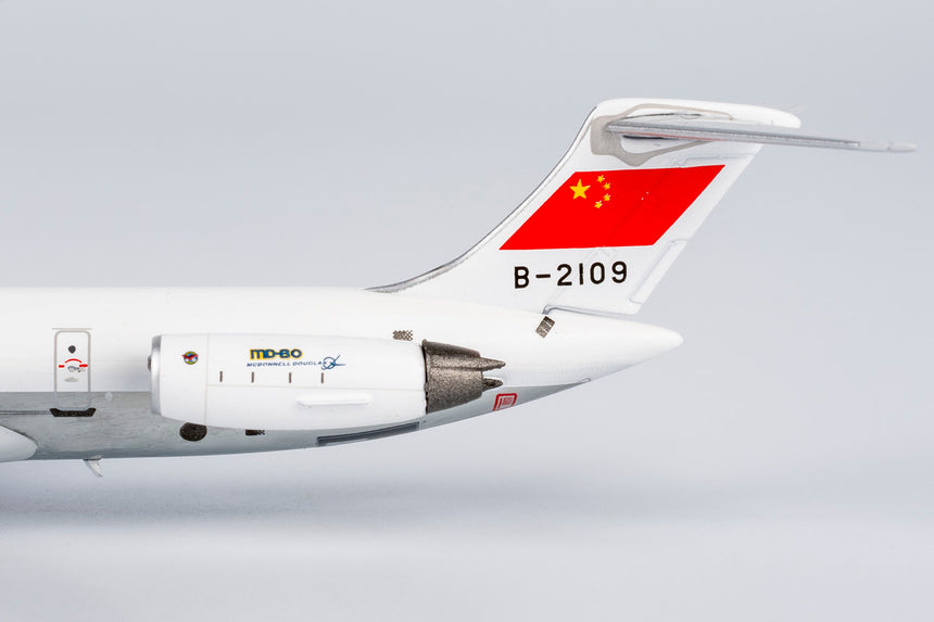 NG Models Civil Aviation Administration of China (CAAC) McDonnell Douglas MD-82 B-2109 (without cheatline; polished belly) 1/400 Scale