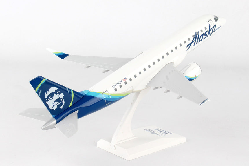 SkyMarks Alaska Airlines E175 Skywest New Livery Reg N170SY 1/100 Scale