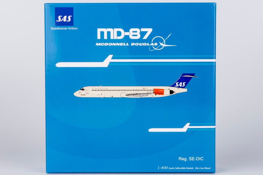 NG Models Scandinavian Airlines - SAS "Grane Viking" McDonnell Douglas MD-87 (DC-9-87) SE-DIC 1/400 Scale
