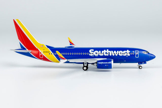 NG Models Southwest Airlines Boeing 737 MAX 7 N7203U 1/400 Aircraft Scale Model