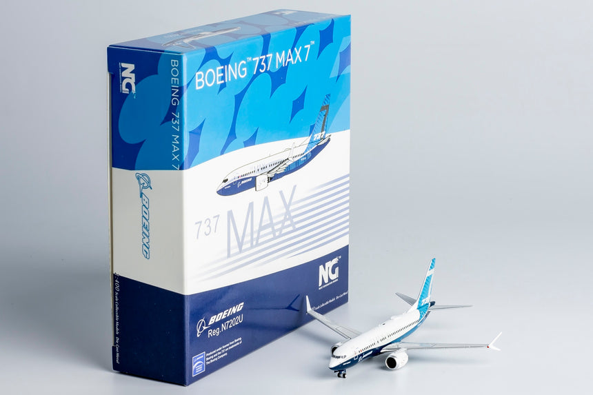 NG Models Boeing Comanpay Boeing 737 MAX 7 N7202U 1/400 Aircraft Scale Model