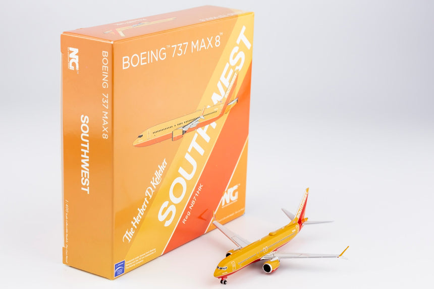 NG Models Southwest Airlines Boeing 737Max8 N871HK "The Herbert D. Kelleher" 1/400 Scale