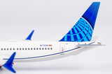 NG Models United Airlines Blue Evolution colors Boeing B737 MAX 8 N17339 1/400 Scale