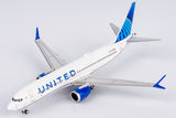 NG Models United Airlines Blue Evolution colors Boeing B737 MAX 8 N17339 1/400 Scale