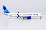 NG Models United Airlines Blue Evolution colors Boeing B737 MAX 8 N17339 1/400 Scale