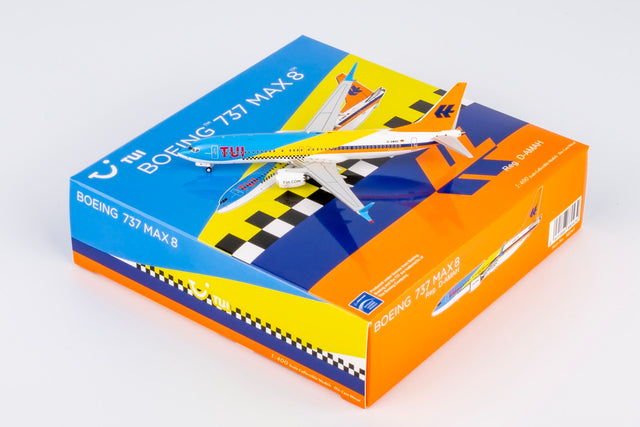 NG Models TUI fly Boeing 737 MAX 8 D-AMAH "50 Years" Livery 1/400 Scale Model