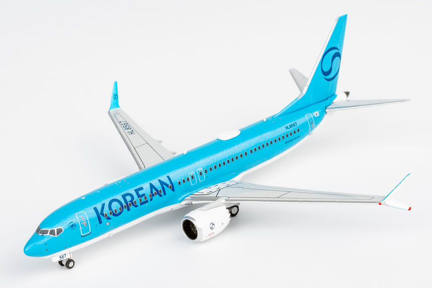NG Models Korean Air Boeing 737 MAX 8 HL8567 (Korean Air's first 737-8 in 2025's new standard livery) 1/400 Aircraft Scale Model