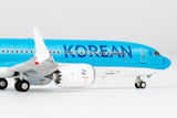 NG Models Korean Air Boeing 737 MAX 8 HL8567 (Korean Air's first 737-8 in 2025's new standard livery) 1/400 Aircraft Scale Model